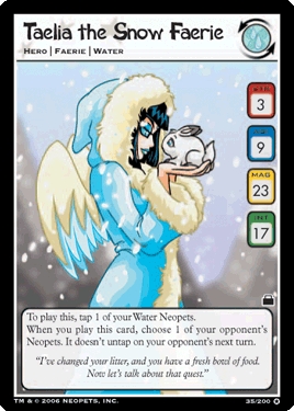 Taelia the Snow Faerie - Foil
